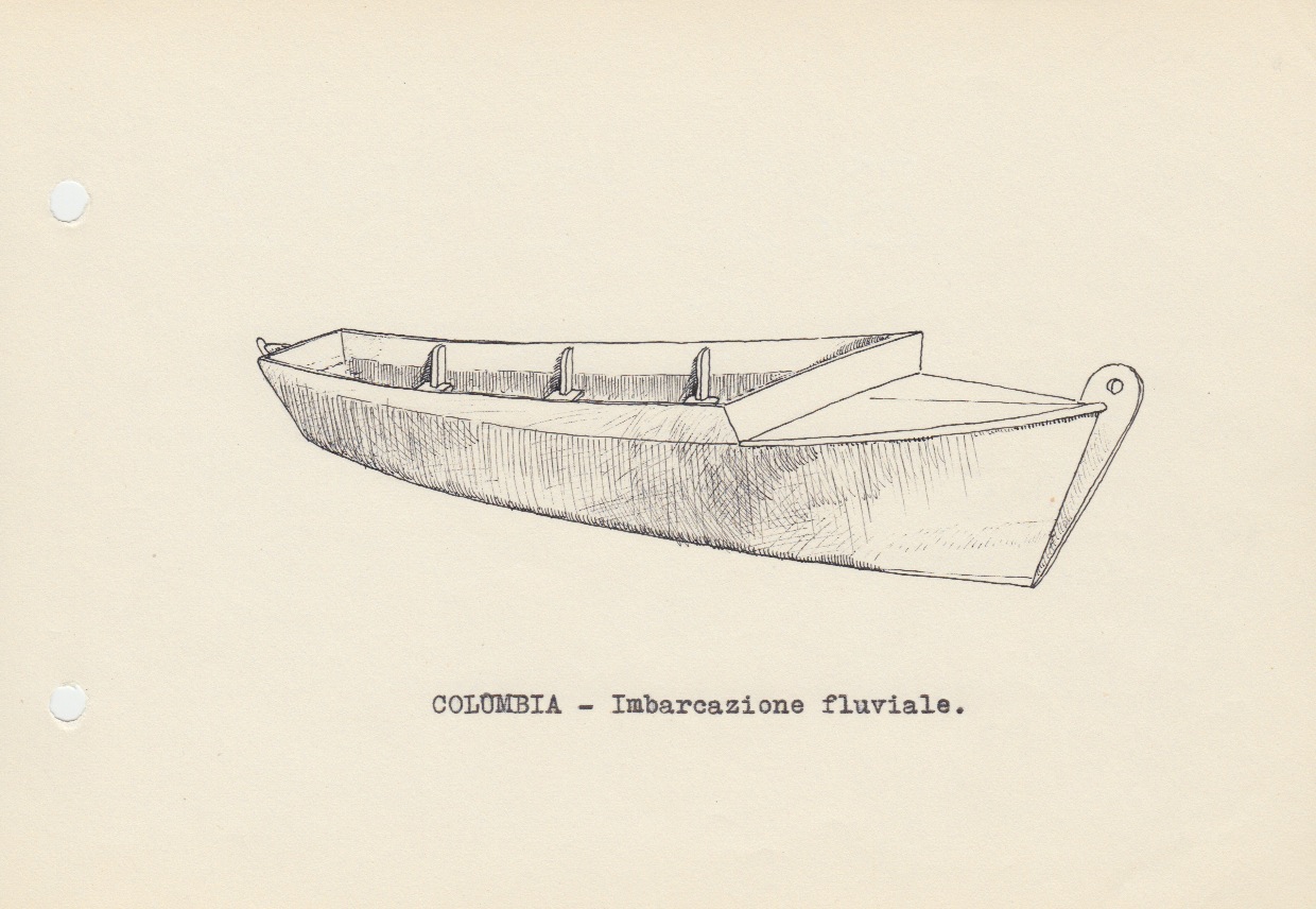 136 Colombia - imbarcazione fluviale